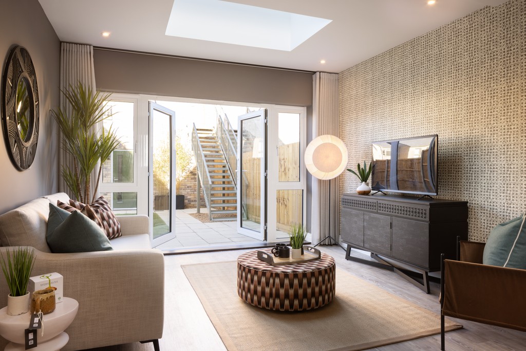 The Gloster Family Room With French Doors To Garden Cala At Waterbeach, Cambridgeshire