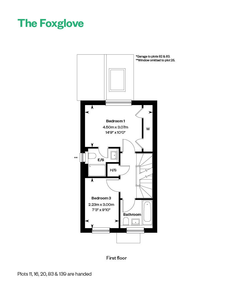 The Foxglove FF floorplan