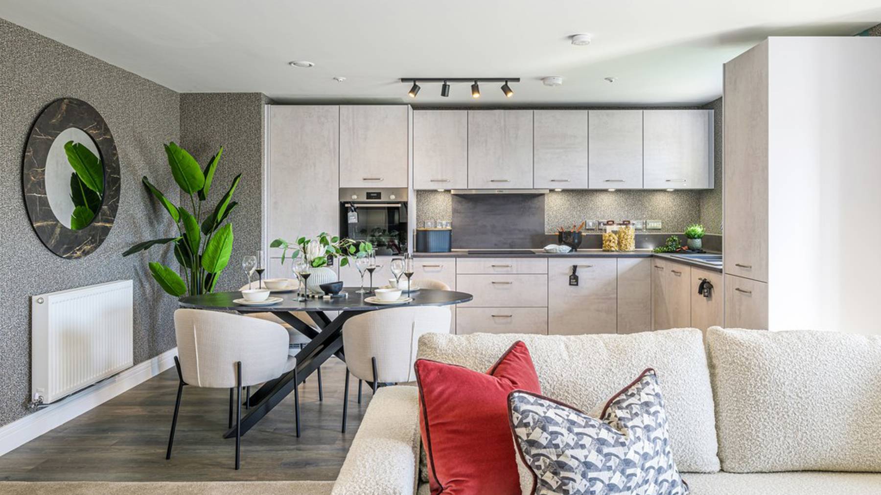 Show apartment | high specification kitchen and dining area