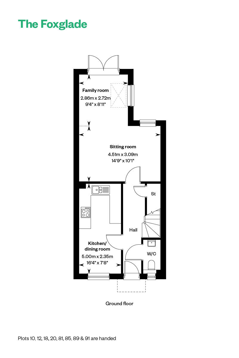 Floorplan of house for sale in Deepcut