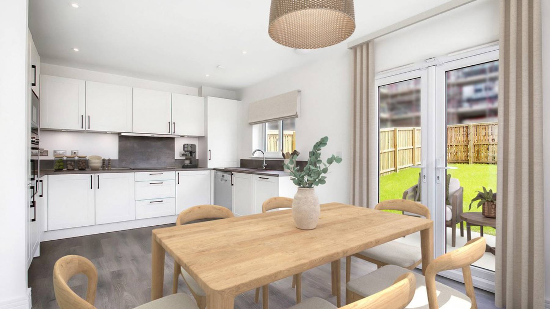 3 bedroom showhome | high-spec kitchen with integrated appliances and modern finishes