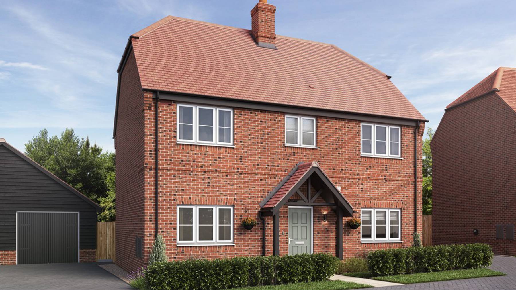 Computer Generated Image of houses for sale in Basingstoke