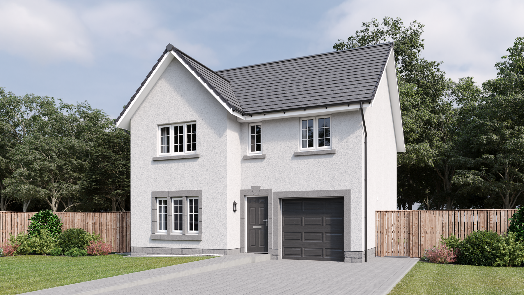 The Bargower house type CGI at Green Bank