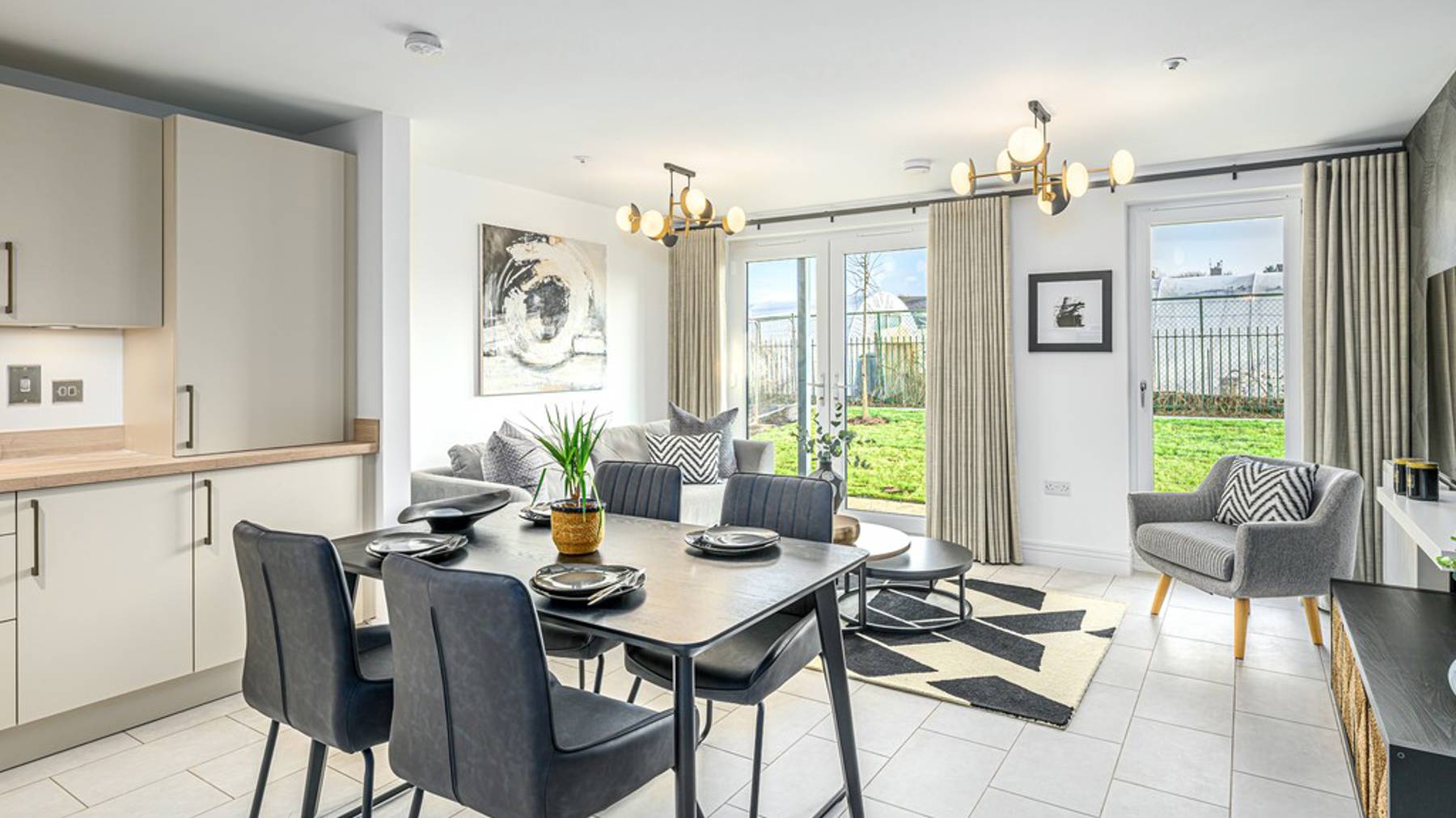 The Newton Indicative Kitchen Dining