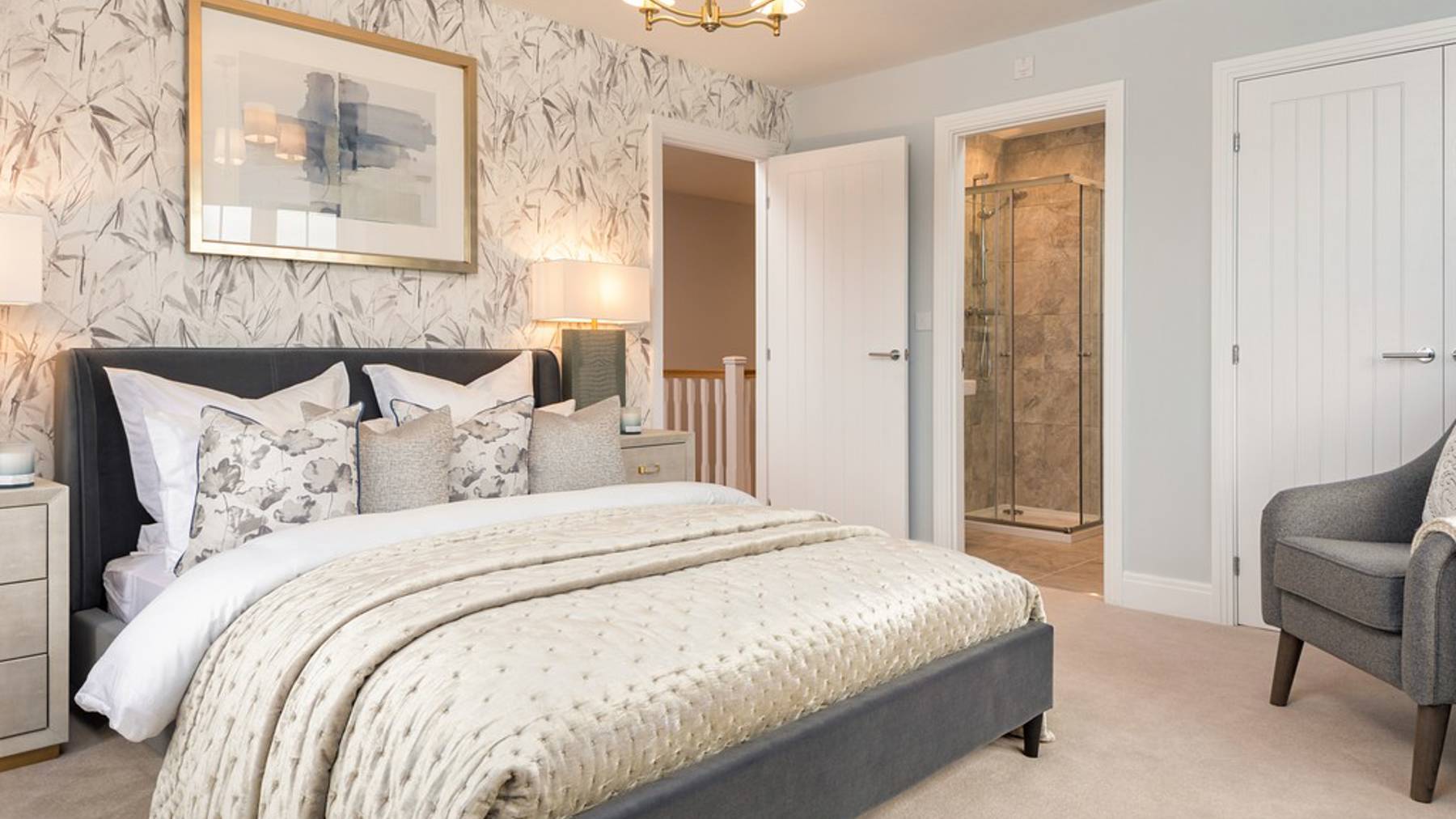 Indicative photography of Bedroom 2 of a 5 bedroom home for sale built by CALA Homes at The Orchards, Purton, Wiltshire near Swindon