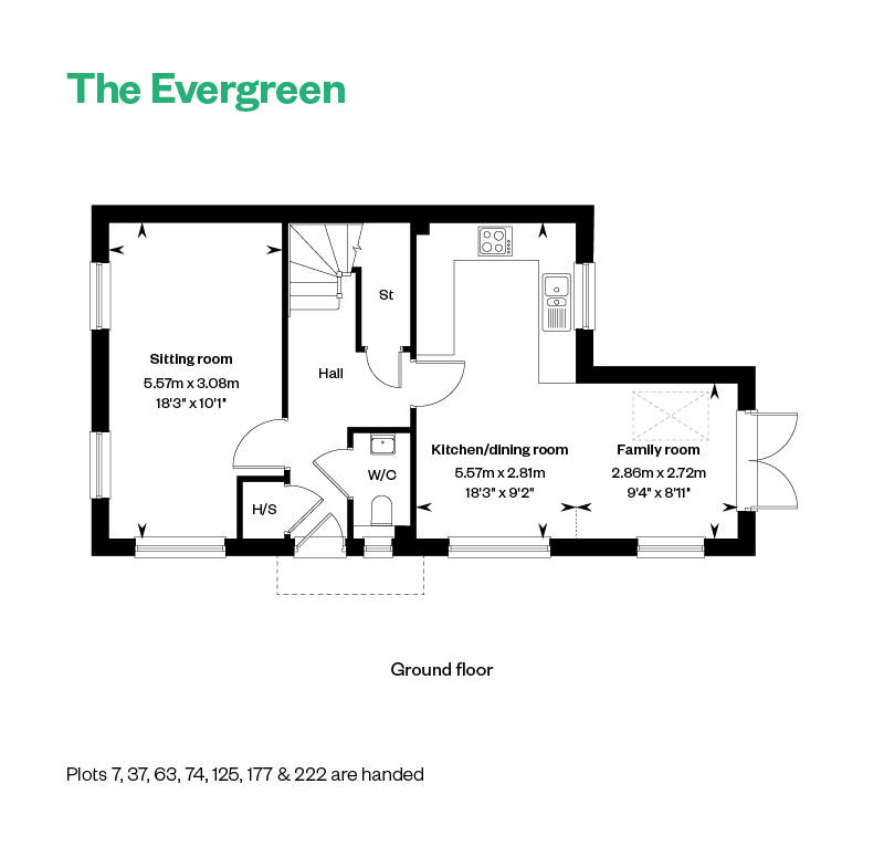 Floorplan of house for sale in Deepcut