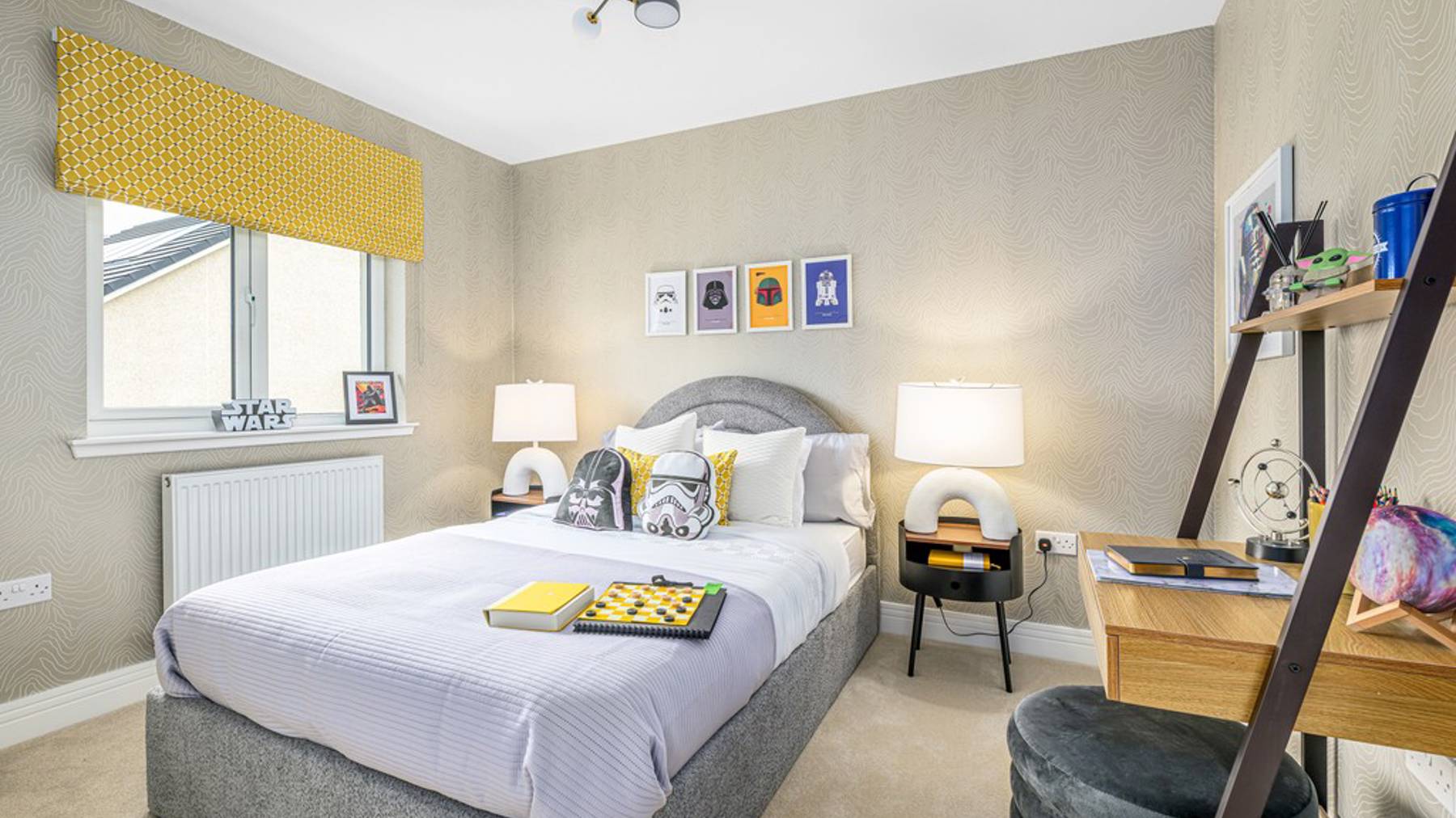 4 bedroom plus study showhome | bedroom with light filled windows