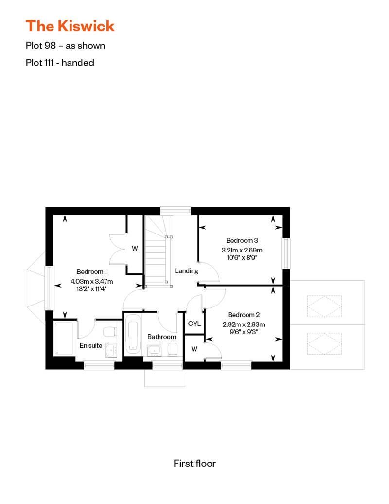 The Kiswick FF ASHP Floor Plan