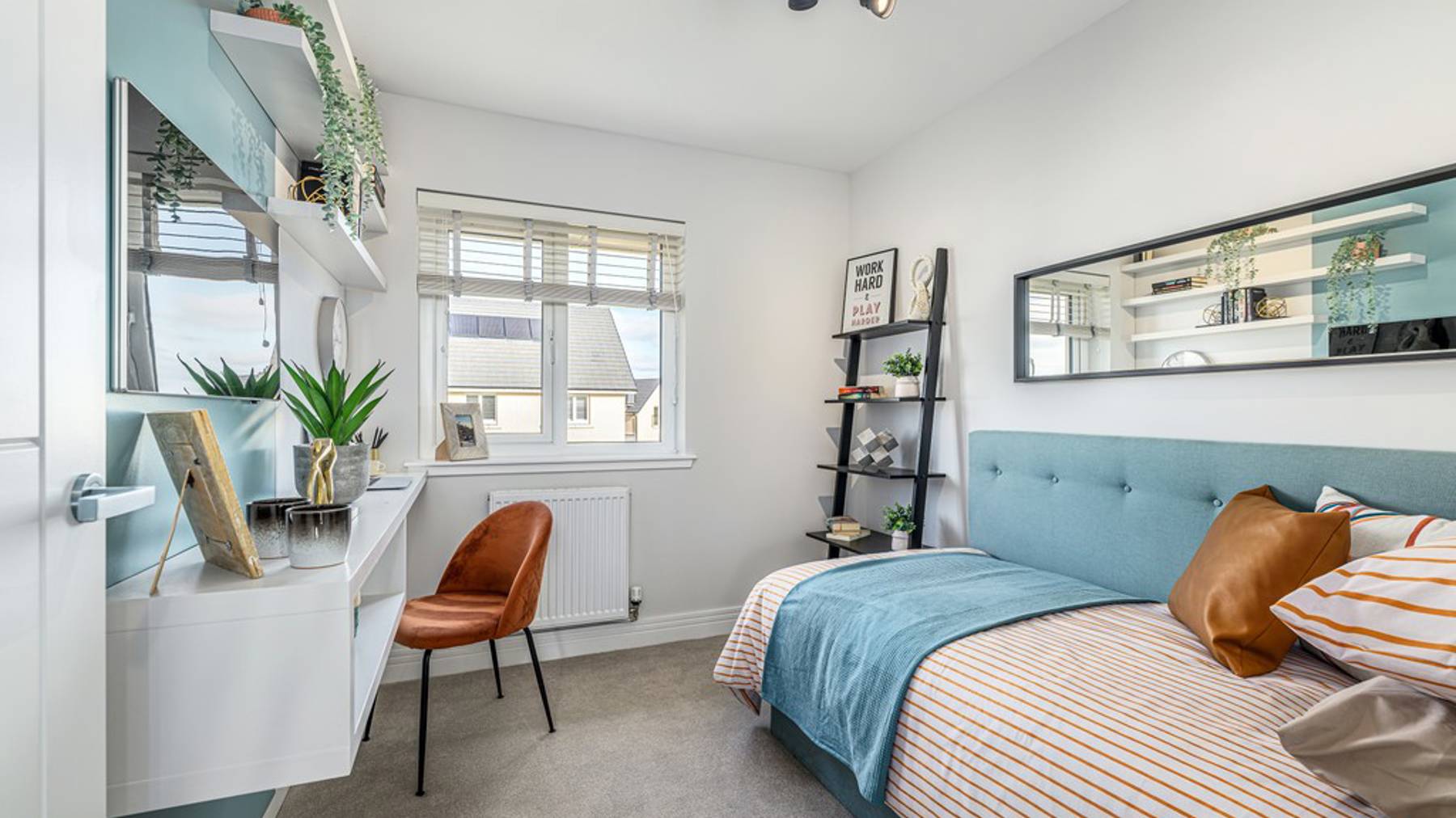 5 bedroom showhome | versatile fifth bedroom suitable for guests, hobbies or home office