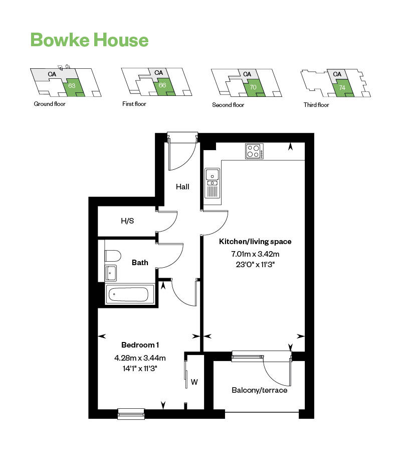 1 bedroom apartment for sale at Kings Barton, homes for sale in Winchester