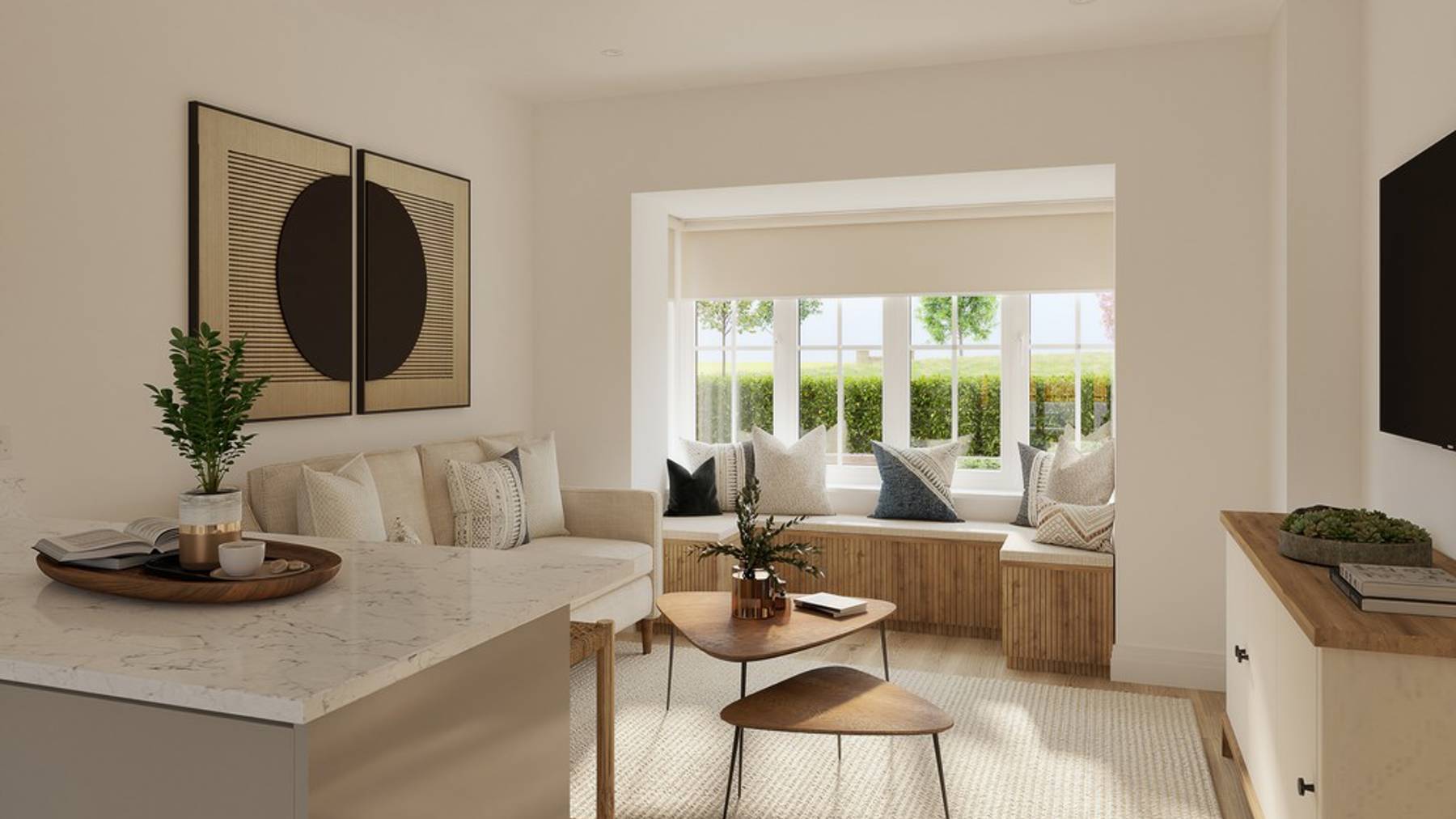 Indicative photography of the breakfast area of a 4 bedroom home for sale built by CALA Homes at The Orchards, Purton, Wiltshire near Swindon