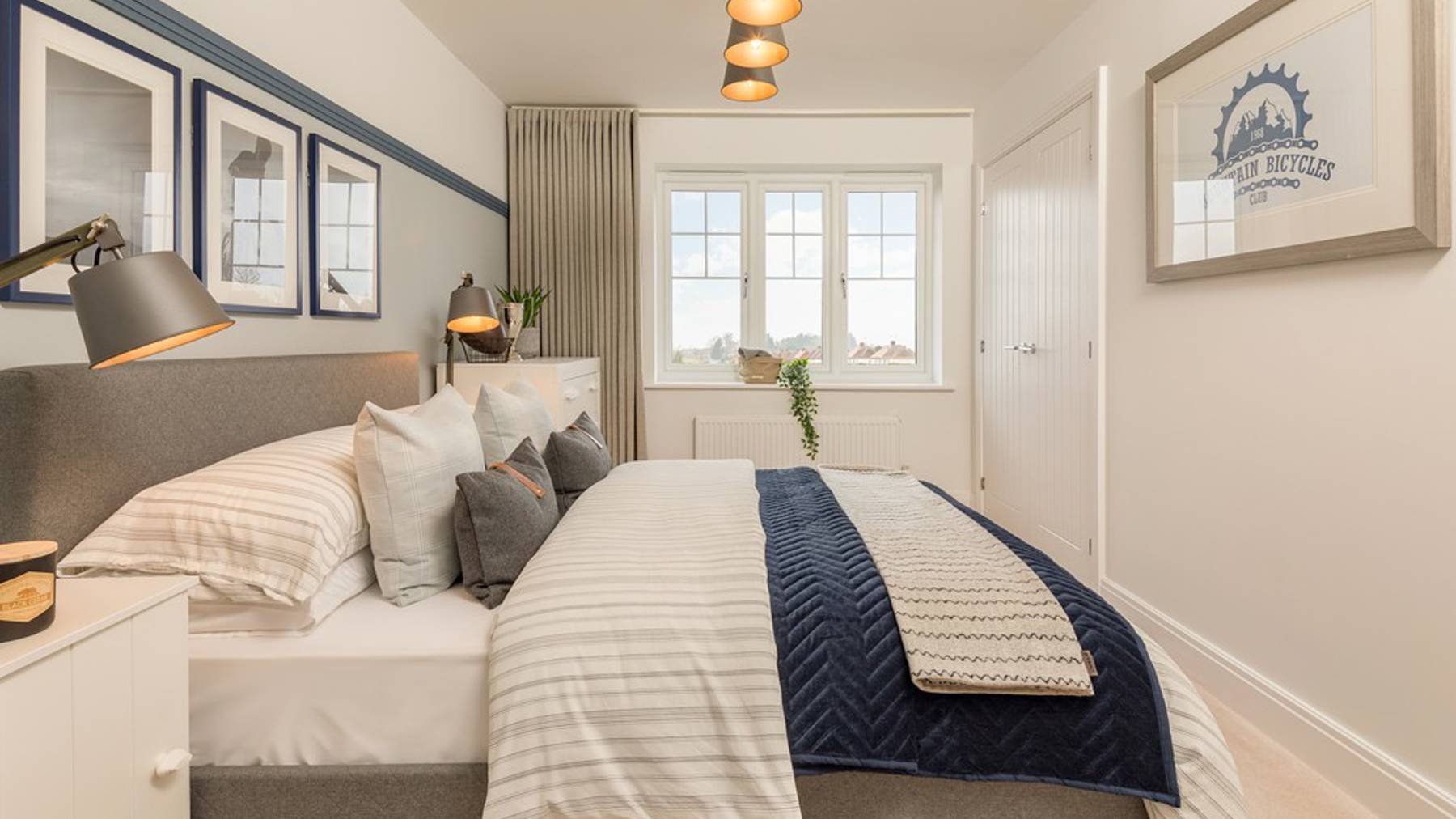 Indicative photography of the Bedroom 3 of a 5 bedroom home for sale built by CALA Homes at The Orchards, Purton, Wiltshire near Swindon
