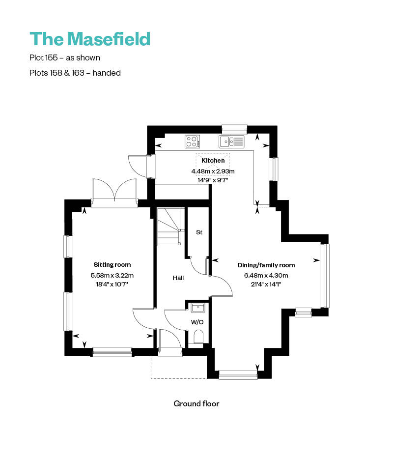 Floorplan of house for sale in Weybridge