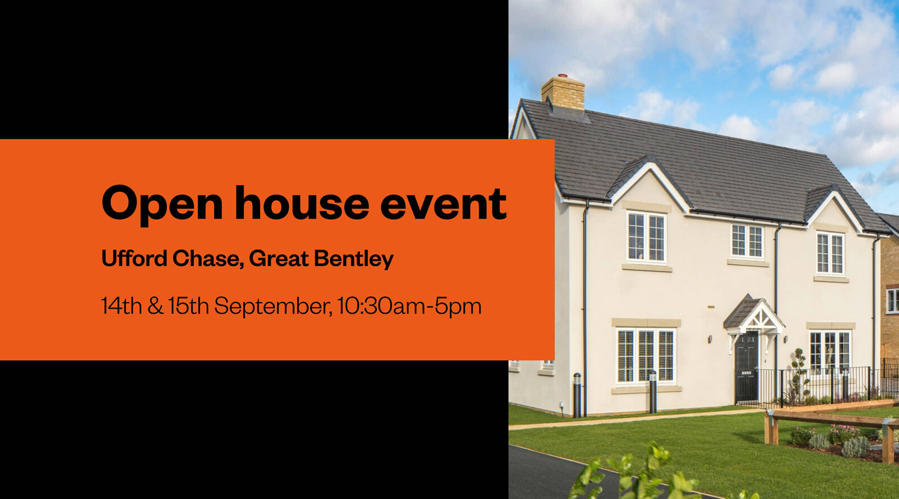 Open House Event Ufford Chase Sept