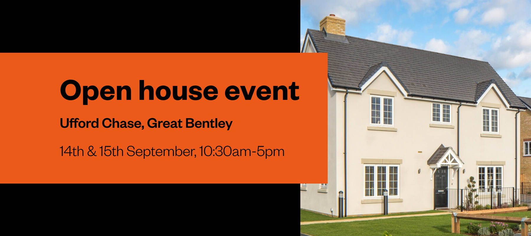 Open House Event Ufford Chase Sept