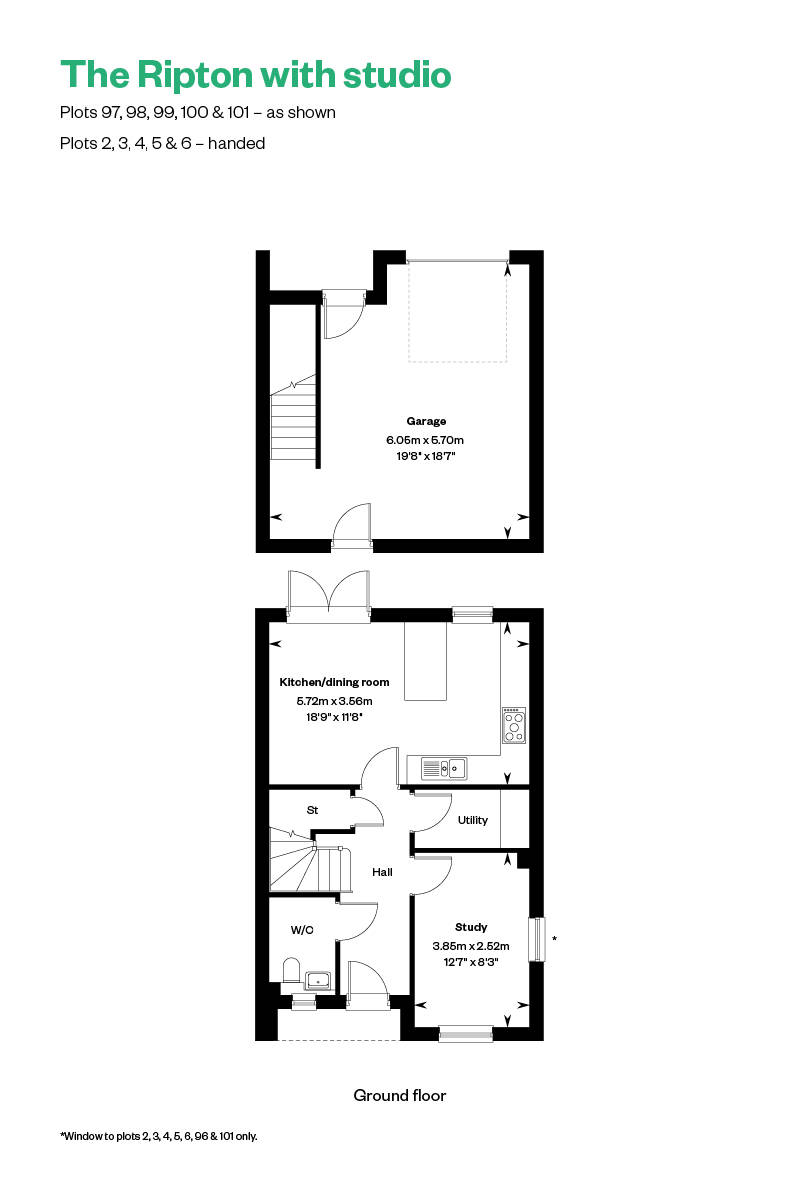 The Ripton With Studio GF & garage Netherhall Gardens, Cambridge
