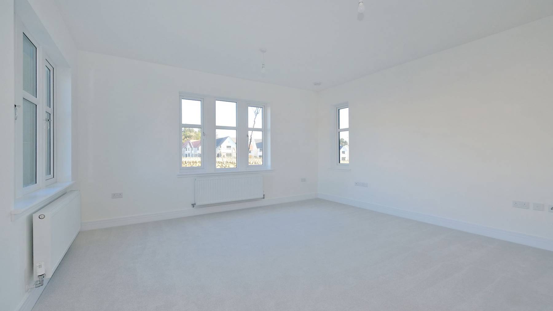 Living room in the Lowther house type in Murtle Den Park, Milltimber 