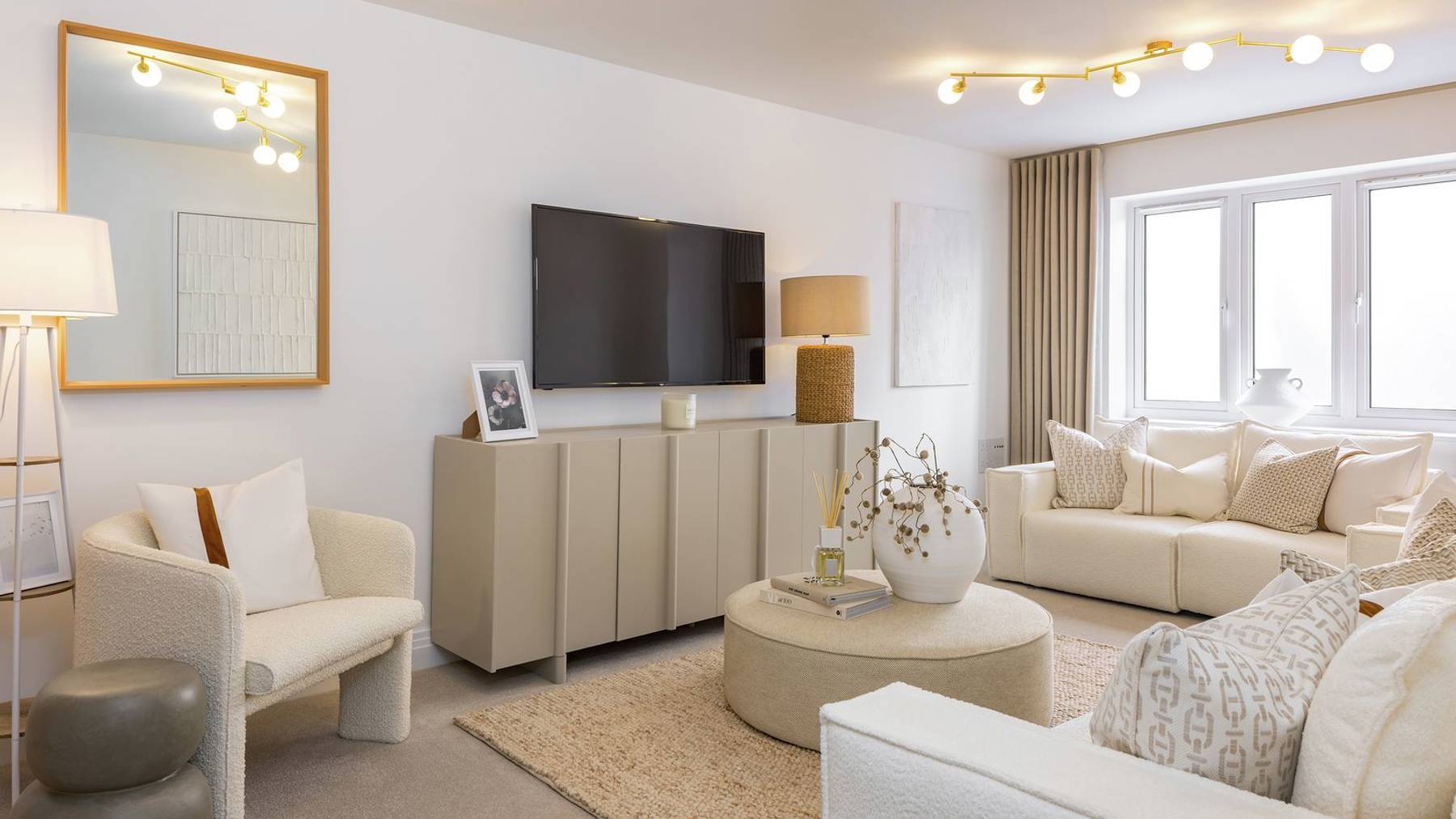 The Fir, Langmead Place living room