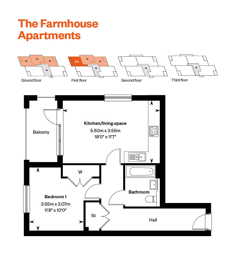 Farmhouse apartments Maple Croft Egham 
