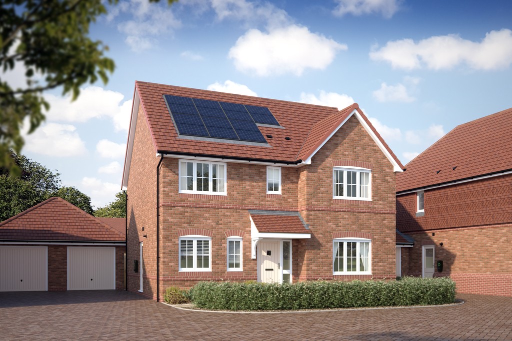 Computer Generated Image of Teh Gidea, 4 bedroom home at Nobel Park, Didcot on Phase 6 in Oxfordshire