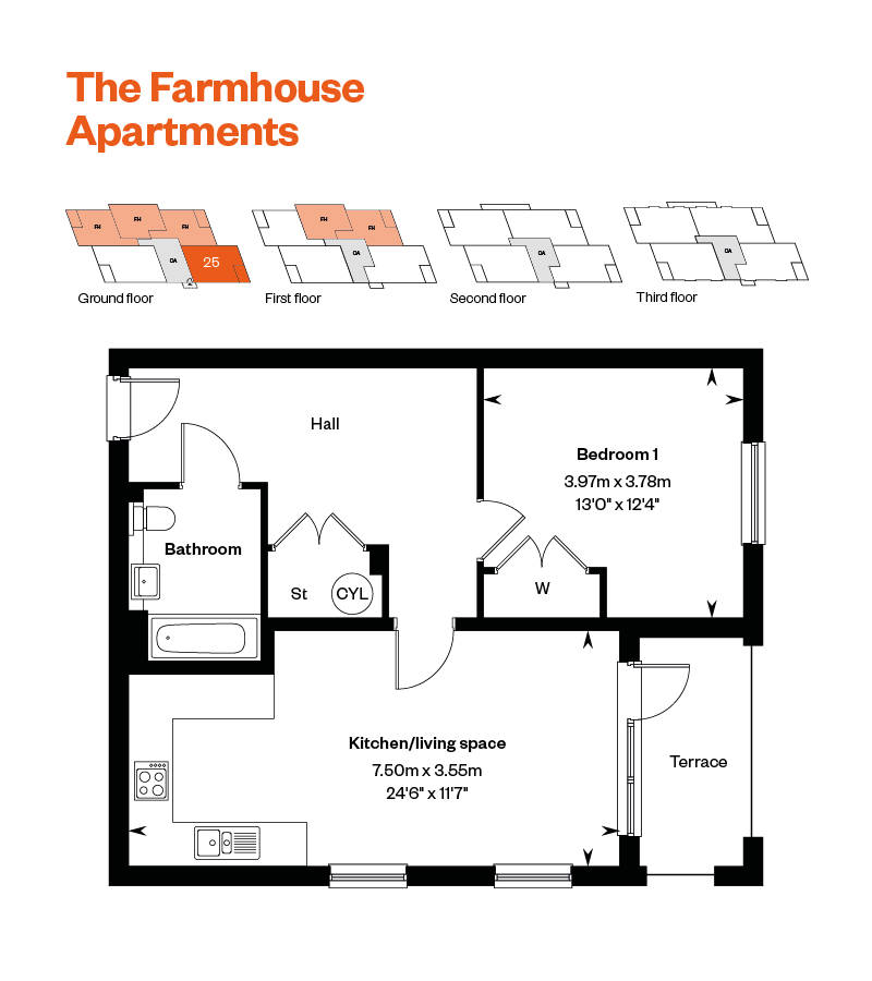 Farmhouse apartments Maple Croft Egham 