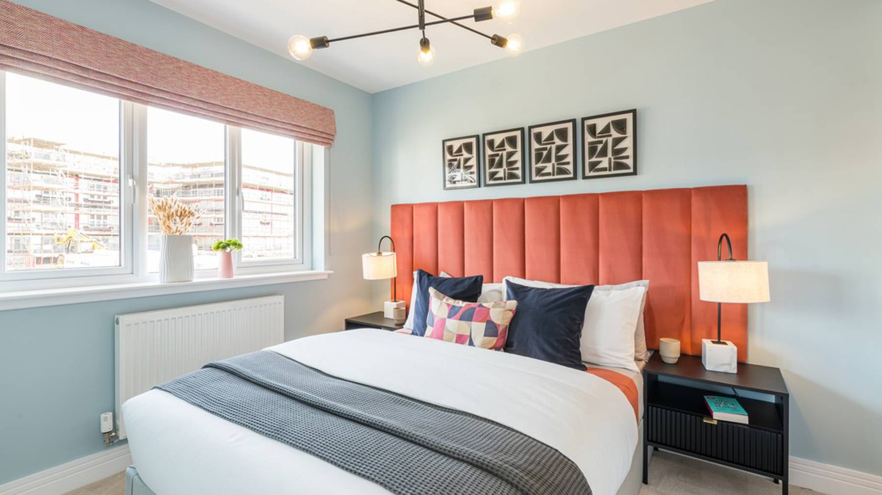 3 bedroom showhome | light-filled generous bedroom with fitted wardrobes as standard 