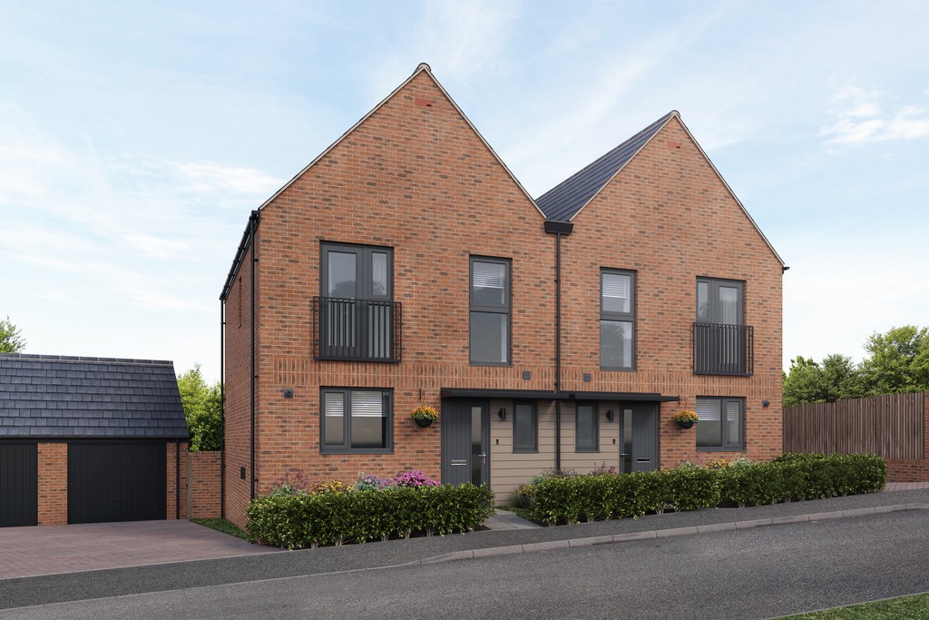 Computer Generated Image of houses for sale in Winchester