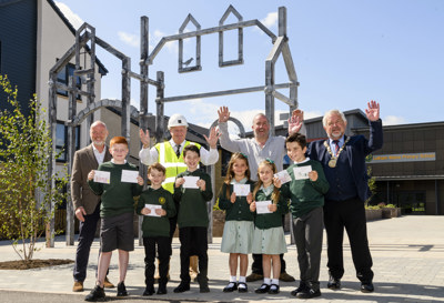 Children inspired art installation revealed in Haddington