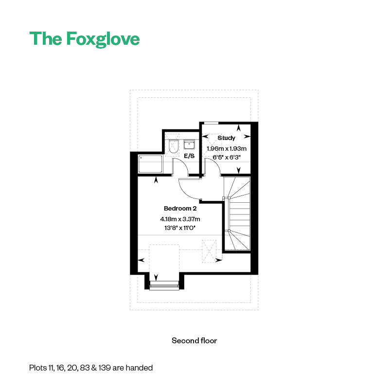 The Foxglove SF floorplan