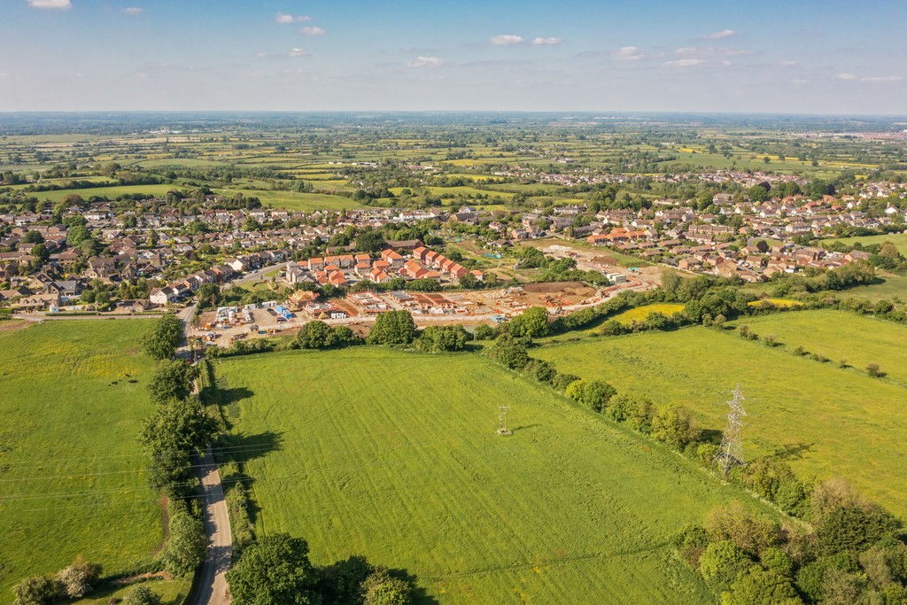 Vb5143117 A1254 008 Drone Development View The Orchards Purton Wiltshire CALA Cotswolds 1024X683