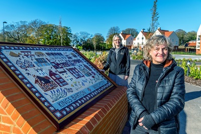 Public art celebrates history of homes in Winchester